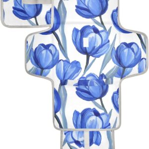 changing mat with white background oil painting style reusable portable with tissue bag portable baby changing mat travel station kit cambiador de pa?ales para bebes