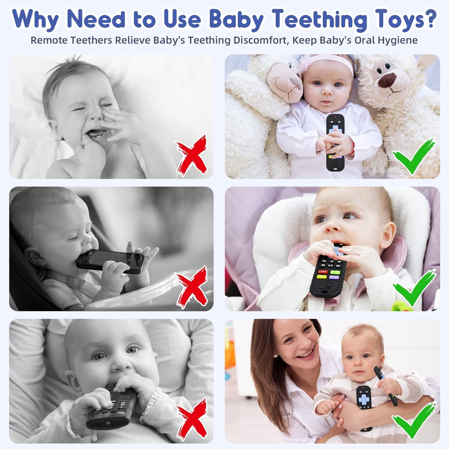 teething relief teethers toys for babies 3 6 12 months gifts, silicone remote control baby teether bath toys for 3 6 9 months newborn infant boy girl autism, food grade silicone sensory toys, black teething relief teethers toys for babies 3 6 12 months gifts, silicone remote control baby teether bath toys for 3 6 9 months newborn infant boy girl autism, food grade silicone sensory toys, black