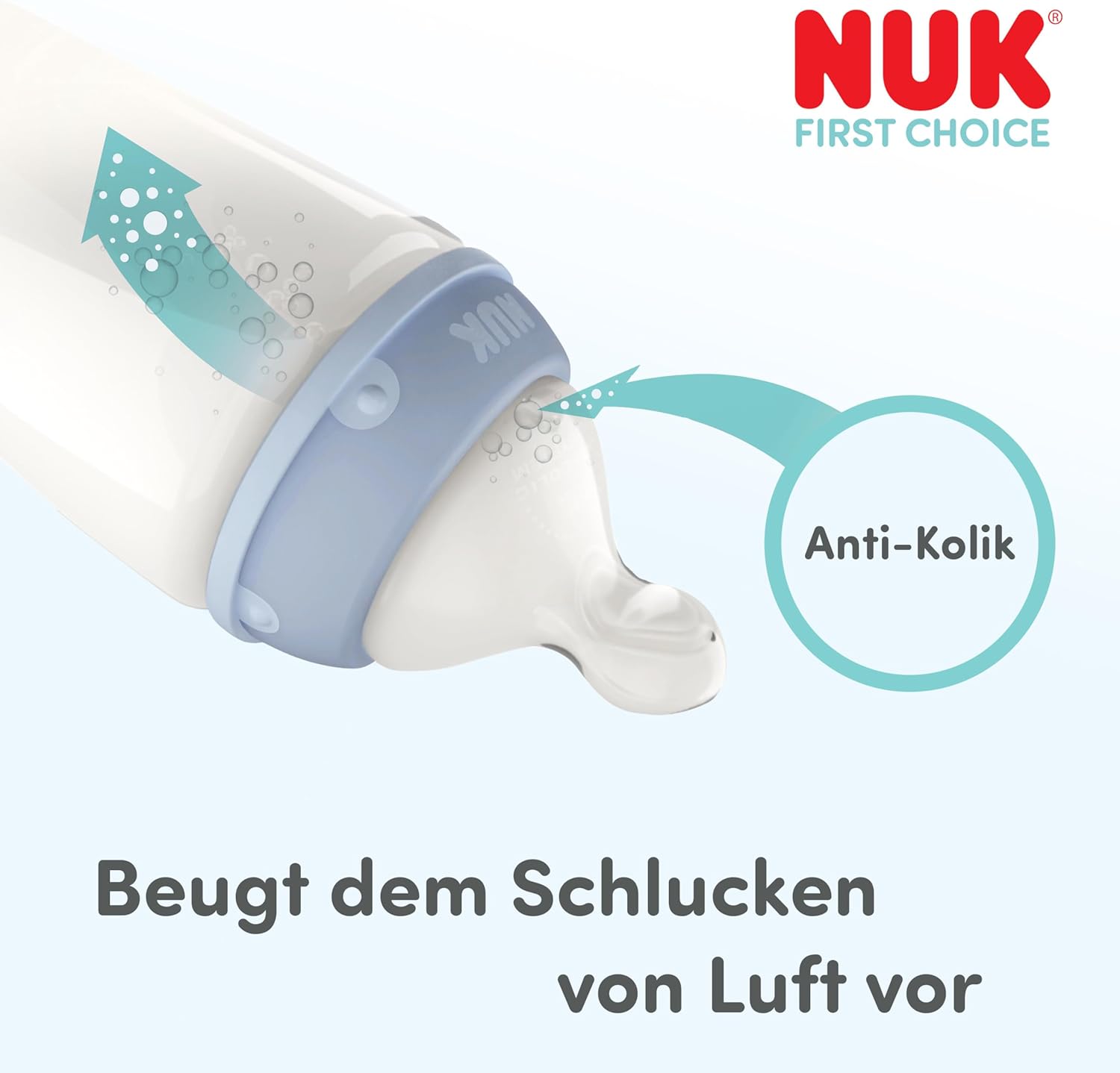 nuk first choice baby bottles, 0 3+ months, 150 ml & 300 ml, anti colic drinking bottle, pp, temperature control display, koala, pack of 4 nuk first choice baby bottles, 0 3+ months, 150 ml & 300 ml, anti colic drinking bottle, pp, temperature control display, koala, pack of 4