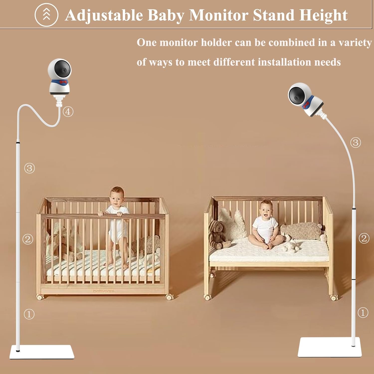 baby monitor holder floor stand for boifun baby 2s,baby 5s,baby 6t/iegeek baby 1t/deatti bm101 m baby monitor holder floor stand for boifun baby 2s,baby 5s,baby 6t/iegeek baby 1t/deatti bm101 m
