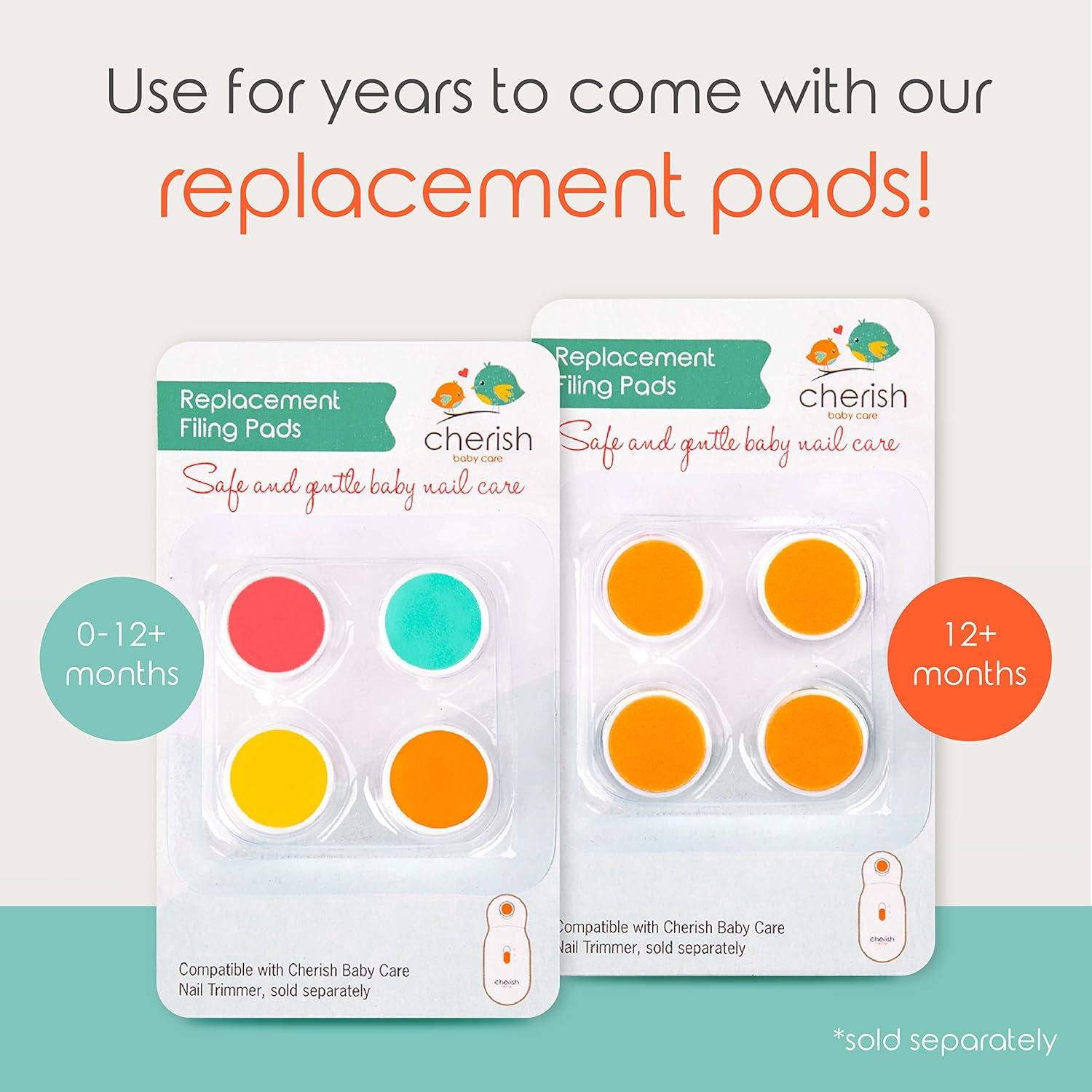 cherish baby care award winning electric baby nail file automatic safety stop, baby nail file electric with 4 filing pads from 0 to 12+ months, includes travel case cherish baby care award winning electric baby nail file automatic safety stop, baby nail file electric with 4 filing pads from 0 to 12+ months, includes travel case