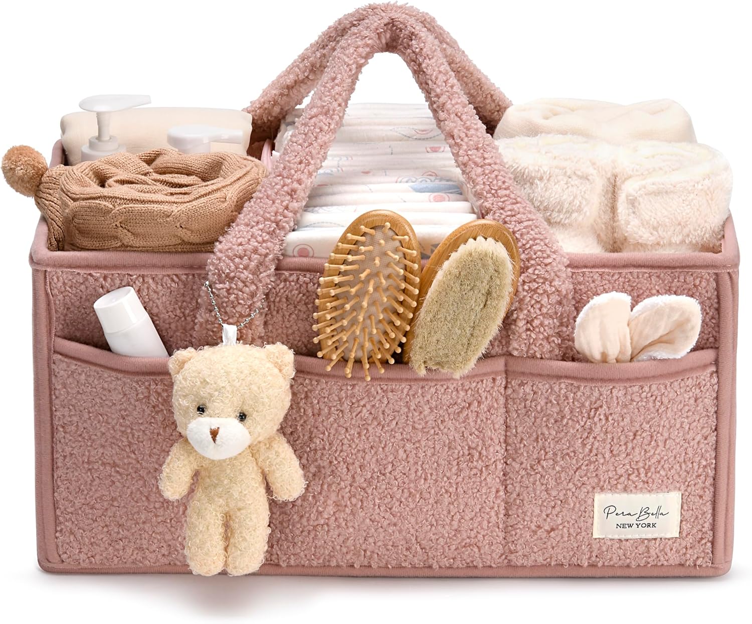 perabella baby diaper caddy organizer for changing table, baby storage basket for diapers and baby wipes, gift for baby shower, car caddy organizer, nursery diaper organizer, portable diaper storage perabella baby diaper caddy organizer for changing table, baby storage basket for diapers and baby wipes, gift for baby shower, car caddy organizer, nursery diaper organizer, portable diaper storage