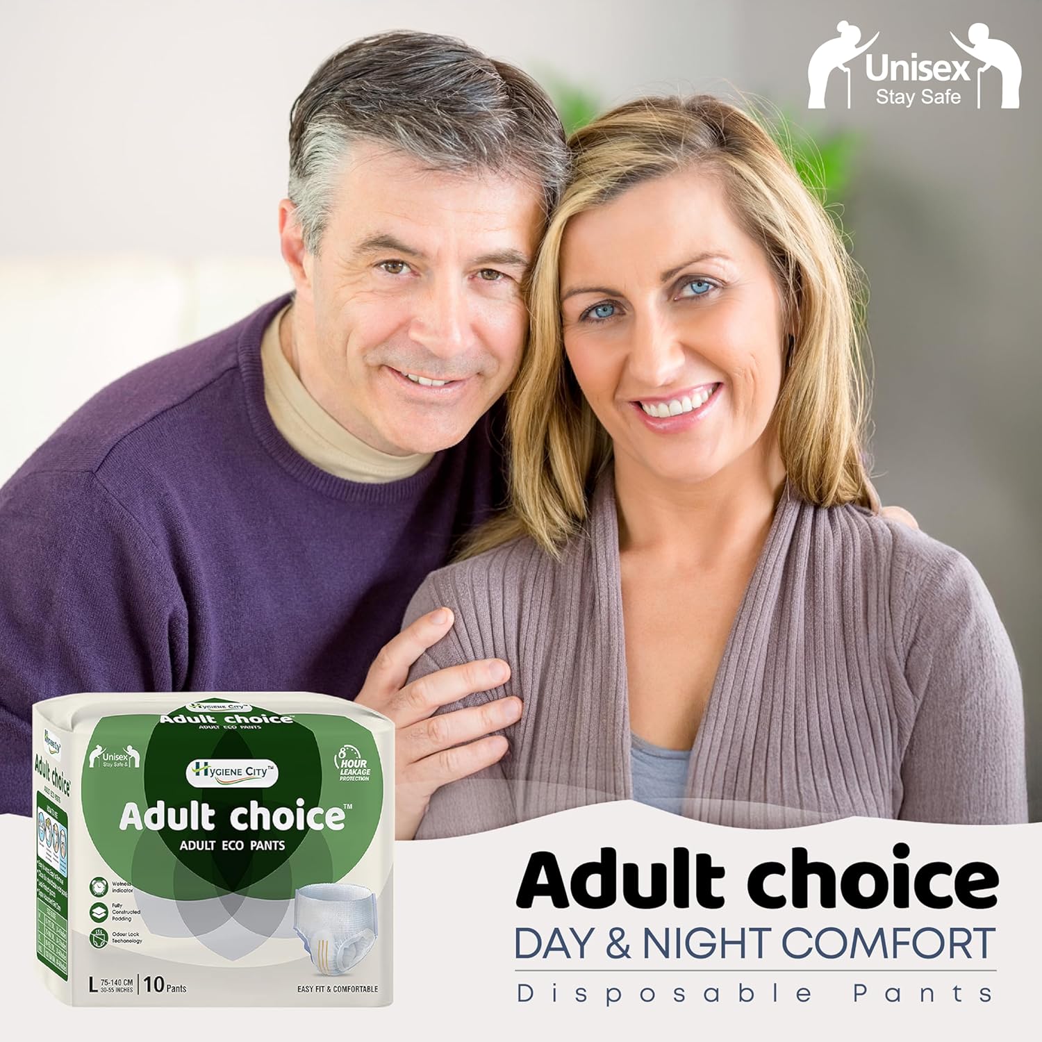 30x adult choice incontinence pants women and men, adult pull up nappies with wetness indicator, max absorbency, leakage protection, odor control (large 30 count) 30x adult choice incontinence pants women and men, adult pull up nappies with wetness indicator, max absorbency, leakage protection, odor control (large 30 count)