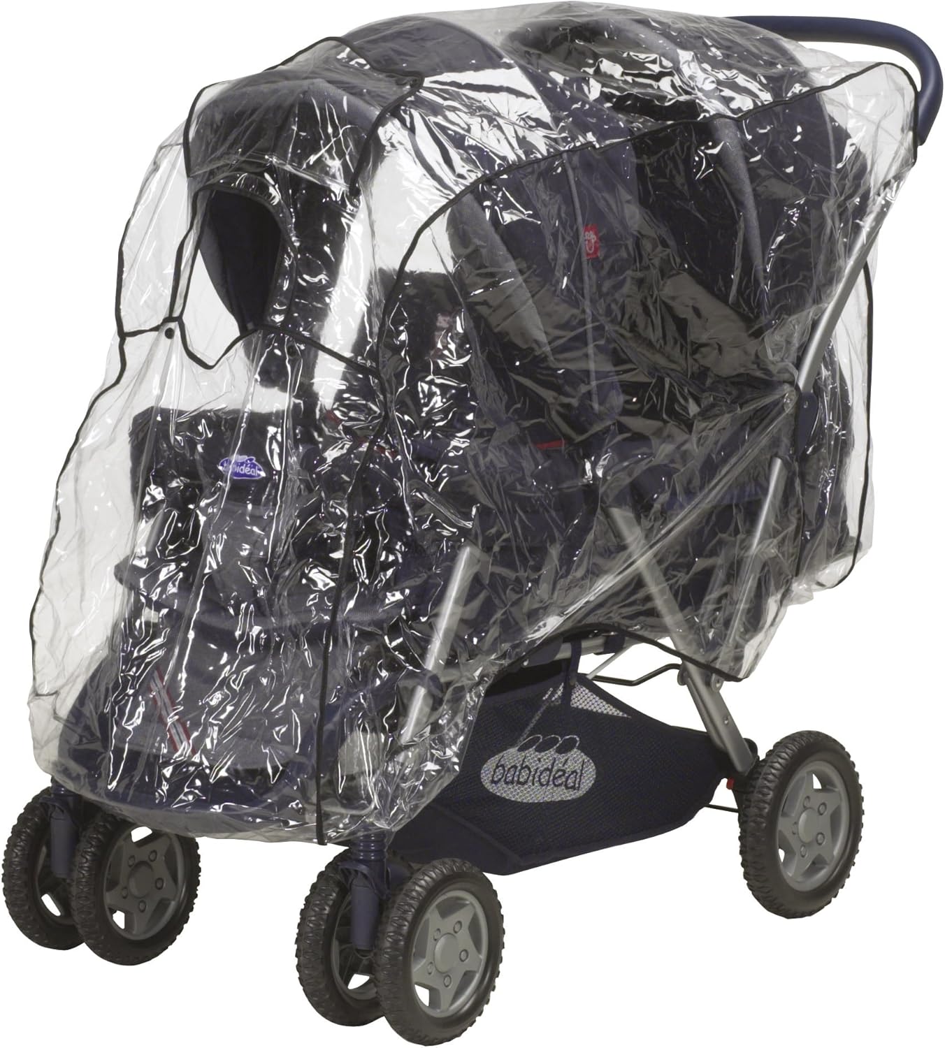 playshoes unisex children's universal rain cover for siblings pushchair 448961, 21 transparent, pack of 1 playshoes unisex children's universal rain cover for siblings pushchair 448961, 21 transparent, pack of 1