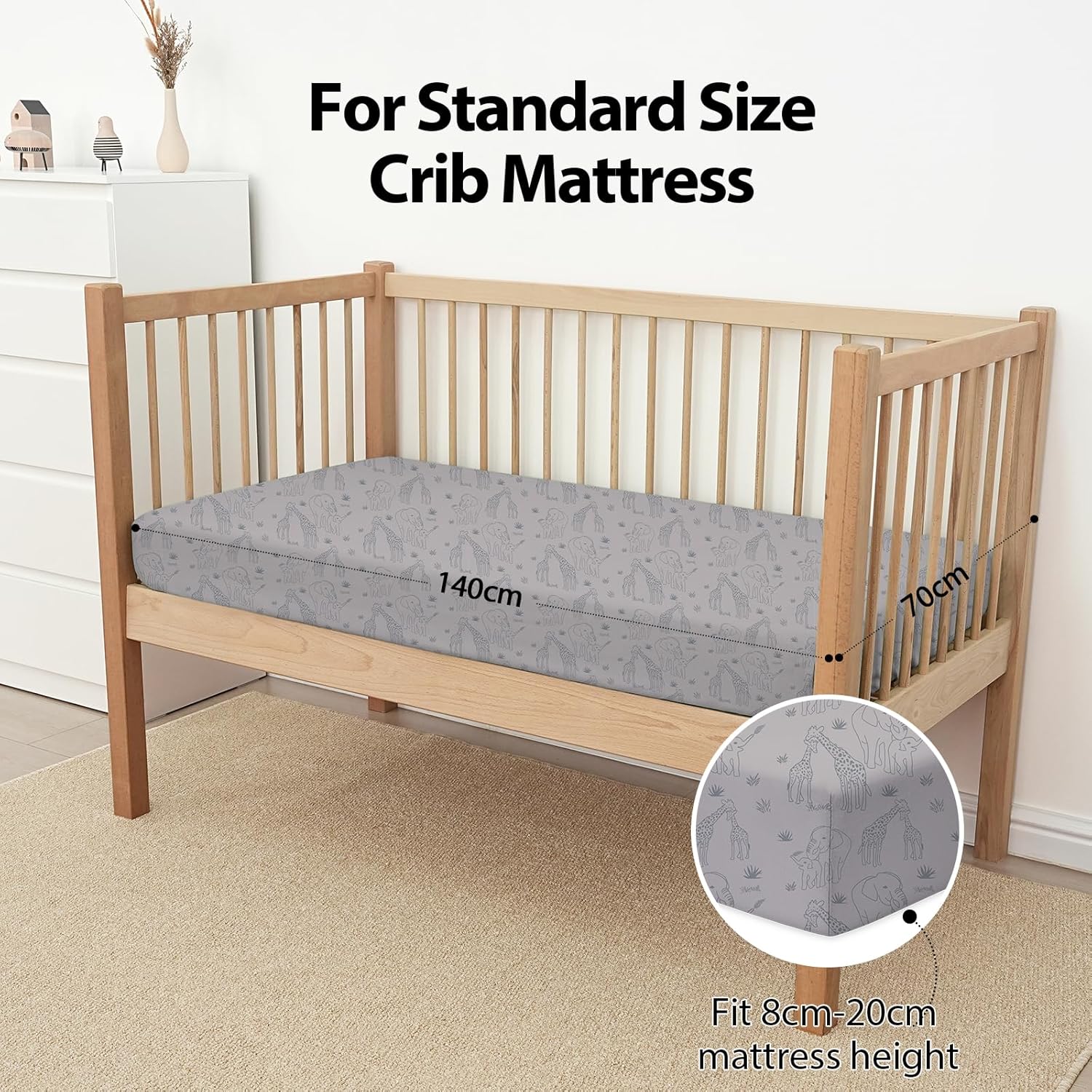 cot bed sheets 140 x 70 cm fitted super soft & breathable toddler bed sheets cozy baby cot sheets 3 pack apricot green gray elephant cot bed sheets 140 x 70 cm fitted super soft & breathable toddler bed sheets cozy baby cot sheets 3 pack apricot green gray elephant