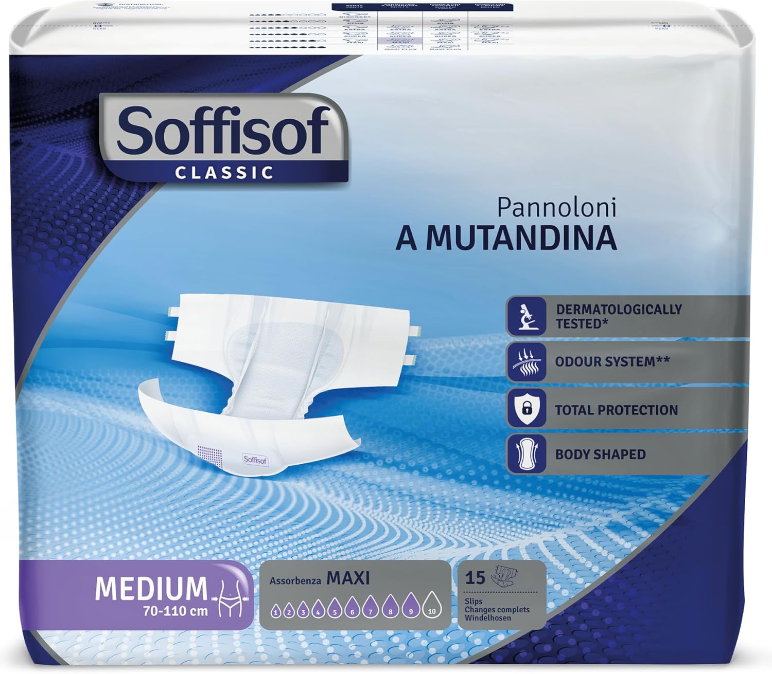 soffisof classic adult diapers maxi m 15x adult nappies disposable incontinence briefs up to 9 drops absorbency for men and women single pack soffisof classic adult diapers maxi m 15x adult nappies disposable incontinence briefs up to 9 drops absorbency for men and women single pack