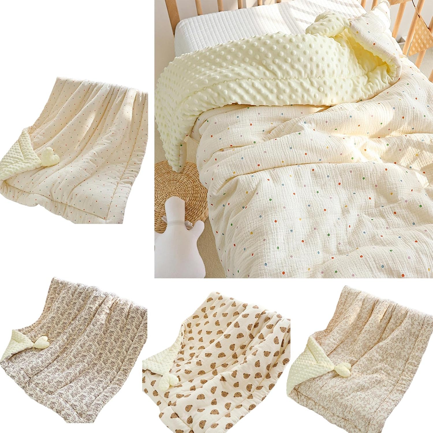 plush thickened security blanket thickened comfort blanket cotton wrap unisex baby blanket excellent for fall & winter plush thickened security blanket thickened comfort blanket cotton wrap unisex baby blanket excellent for fall & winter