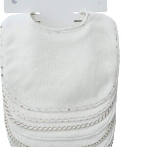 7 pack baby cotton soft absorbent double layer dribble bibs