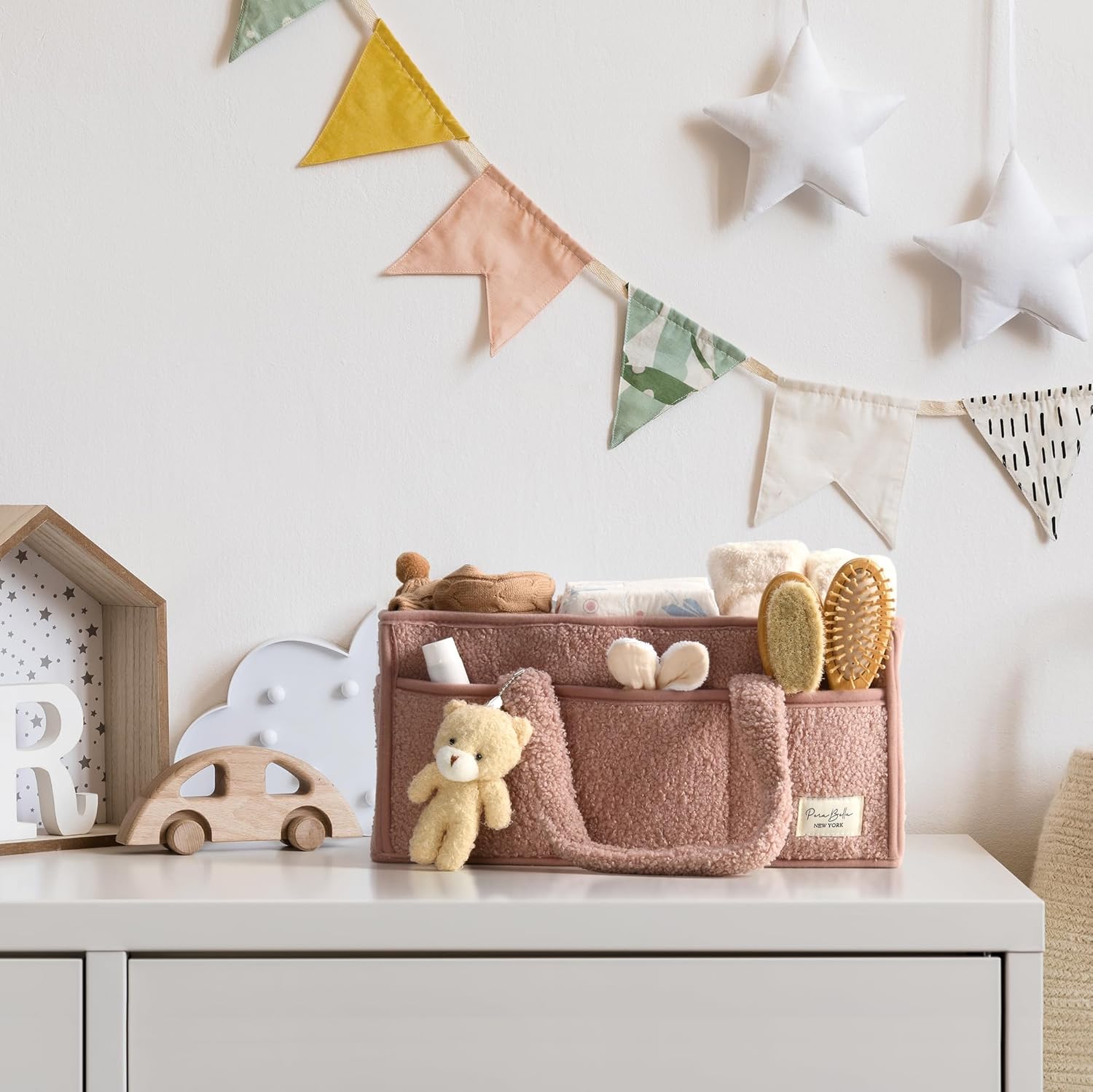 perabella baby diaper caddy organizer for changing table, baby storage basket for diapers and baby wipes, gift for baby shower, car caddy organizer, nursery diaper organizer, portable diaper storage perabella baby diaper caddy organizer for changing table, baby storage basket for diapers and baby wipes, gift for baby shower, car caddy organizer, nursery diaper organizer, portable diaper storage