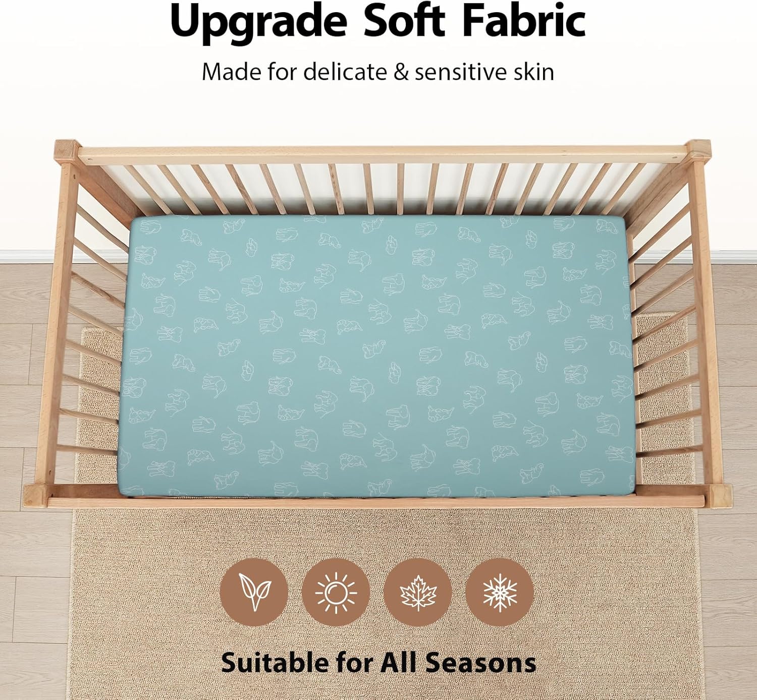 cot bed sheets 140 x 70 cm fitted super soft & breathable toddler bed sheets cozy baby cot sheets 3 pack apricot green gray elephant cot bed sheets 140 x 70 cm fitted super soft & breathable toddler bed sheets cozy baby cot sheets 3 pack apricot green gray elephant