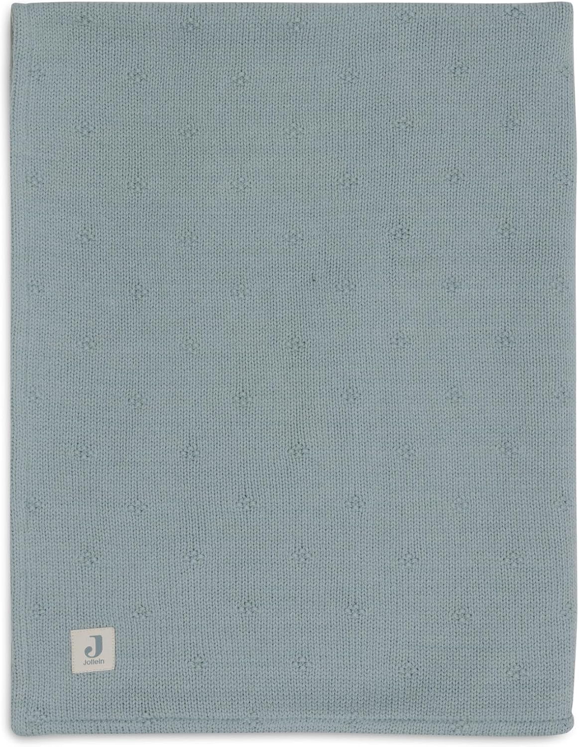 jollein cosy knit baby blanket, sea green velvet, 100 x 150 cm, 60% cotton, 40% acrylic, inner 100% polyester, cot, 2.0 tog, oeko tex certified, knitted pattern jollein cosy knit baby blanket, sea green velvet, 100 x 150 cm, 60% cotton, 40% acrylic, inner 100% polyester, cot, 2.0 tog, oeko tex certified, knitted pattern