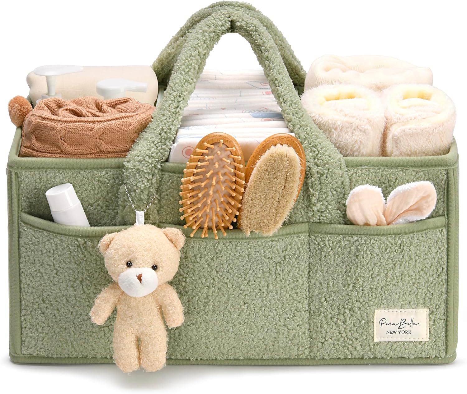 perabella baby diaper caddy organizer for changing table, baby storage basket for diapers and baby wipes, gift for baby shower, car caddy organizer, nursery diaper organizer, portable diaper storage perabella baby diaper caddy organizer for changing table, baby storage basket for diapers and baby wipes, gift for baby shower, car caddy organizer, nursery diaper organizer, portable diaper storage