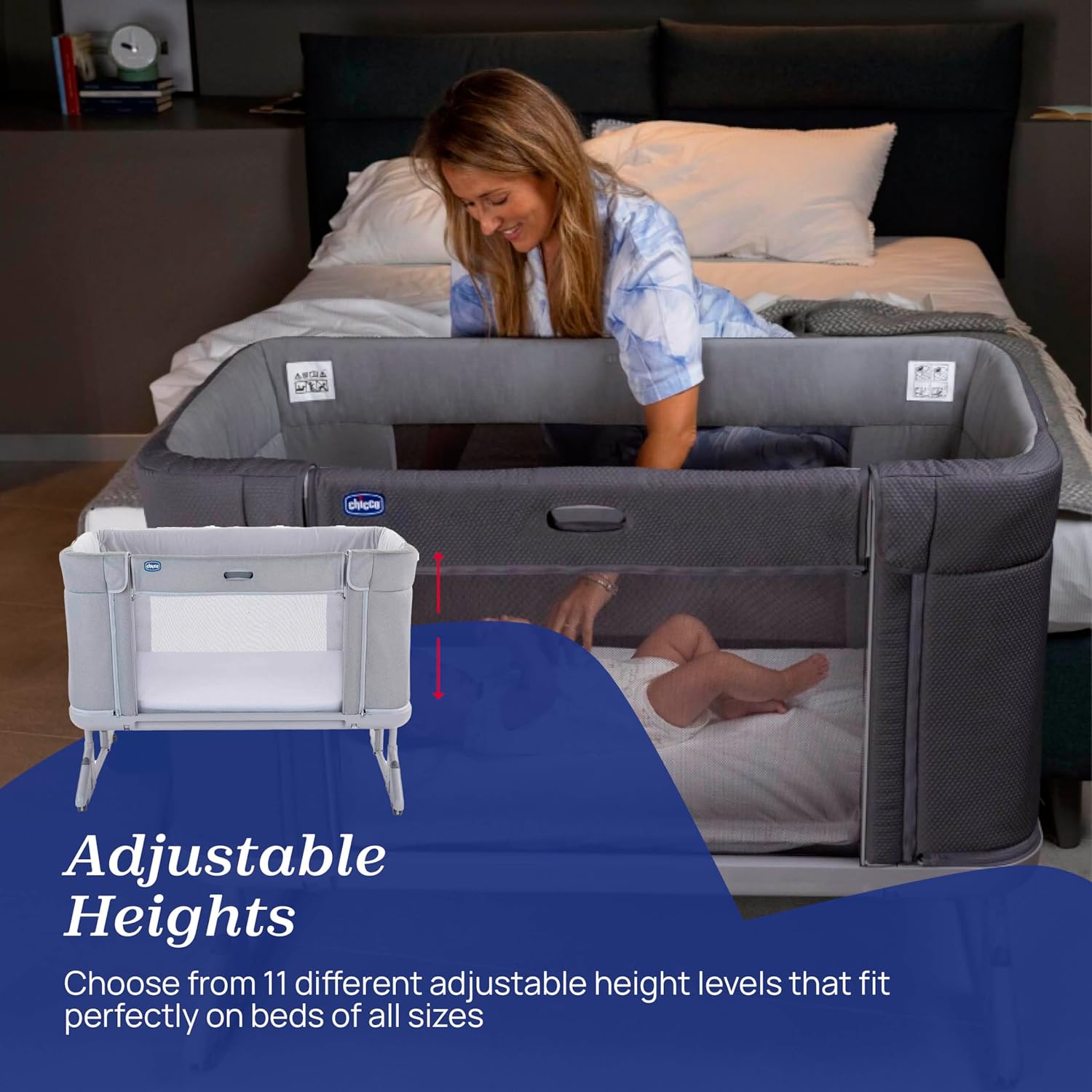 chicco next2me forever co sleeping crib and cot suitable from birth up to 4 years 11 adjustable height positions air flow toddler bed compatible ash grey chicco next2me forever co sleeping crib and cot suitable from birth up to 4 years 11 adjustable height positions air flow toddler bed compatible ash grey