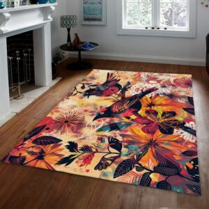 boho collection rug national style bright colors design non slip ideal for high traffic areas for living room playroom nursery decor 180x240cm