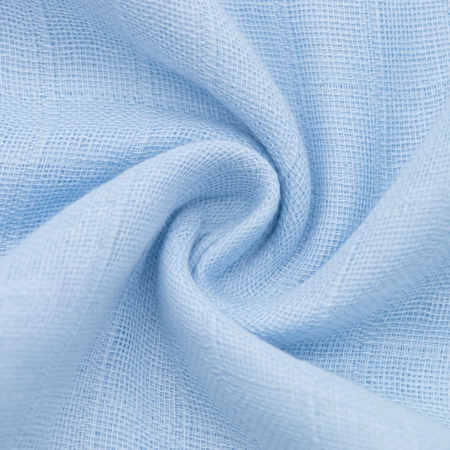 zollner muslin burp cloths, muslin nappies, 70 x 70 cm, cotton, light blue, set of 10 zollner muslin burp cloths, muslin nappies, 70 x 70 cm, cotton, light blue, set of 10