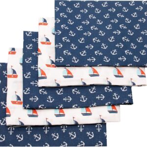 zollner muslin burp cloths 80 x 80 cm cotton white blue set of 5